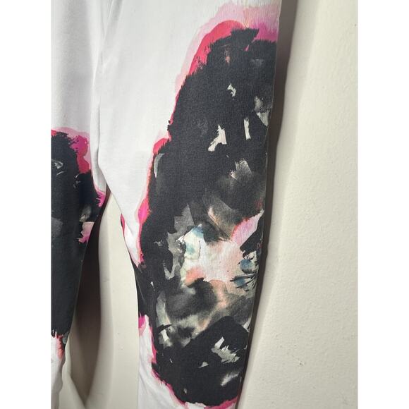 NWT Alexander McQueen White Jogger Pants Black and Pink Design Zip Pockets L - Picture 6 of 16
